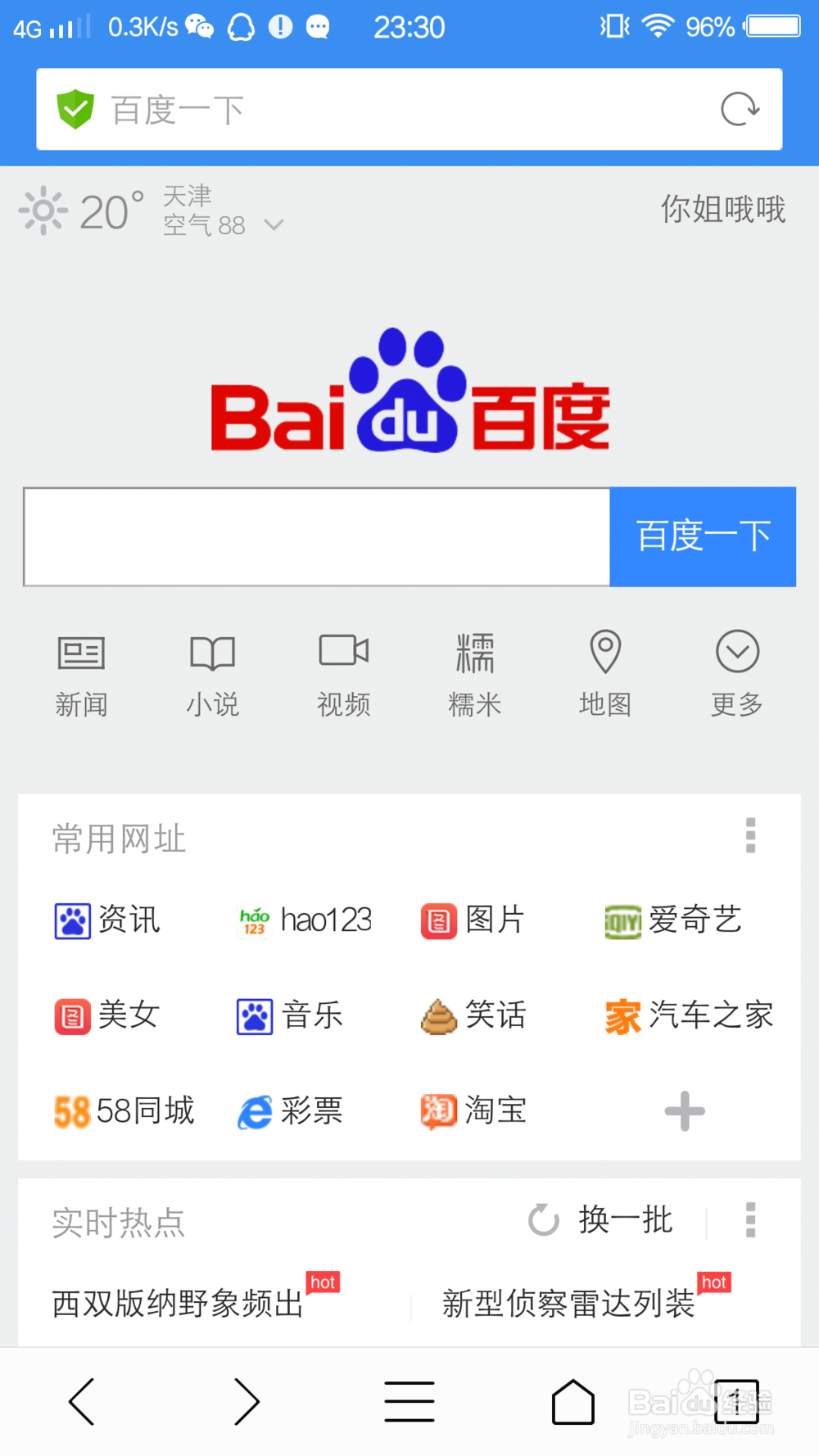 手机浏览器如何改变浏览器标示