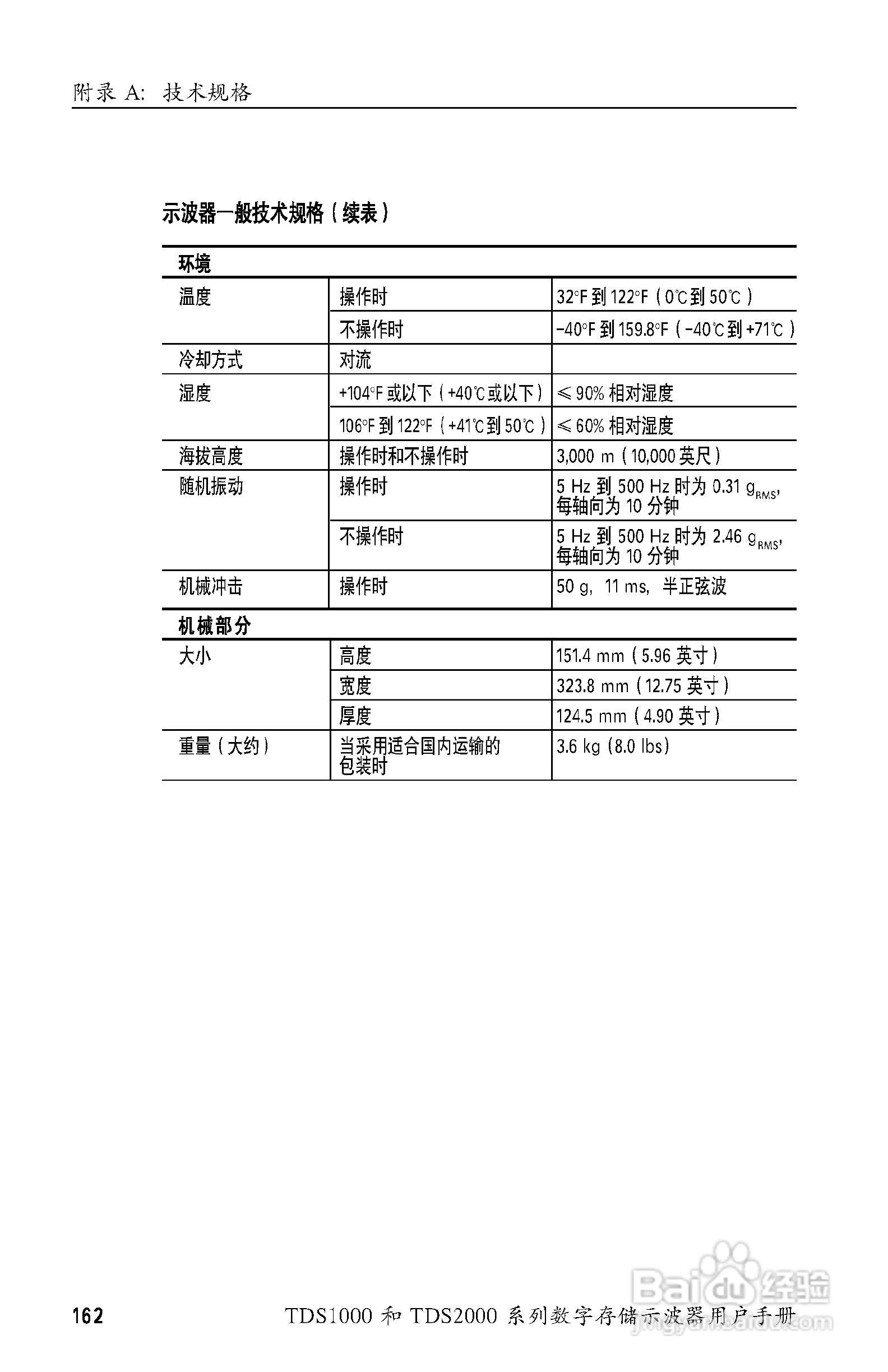泰克TDS2024数字存储示波器用户手册:[18]