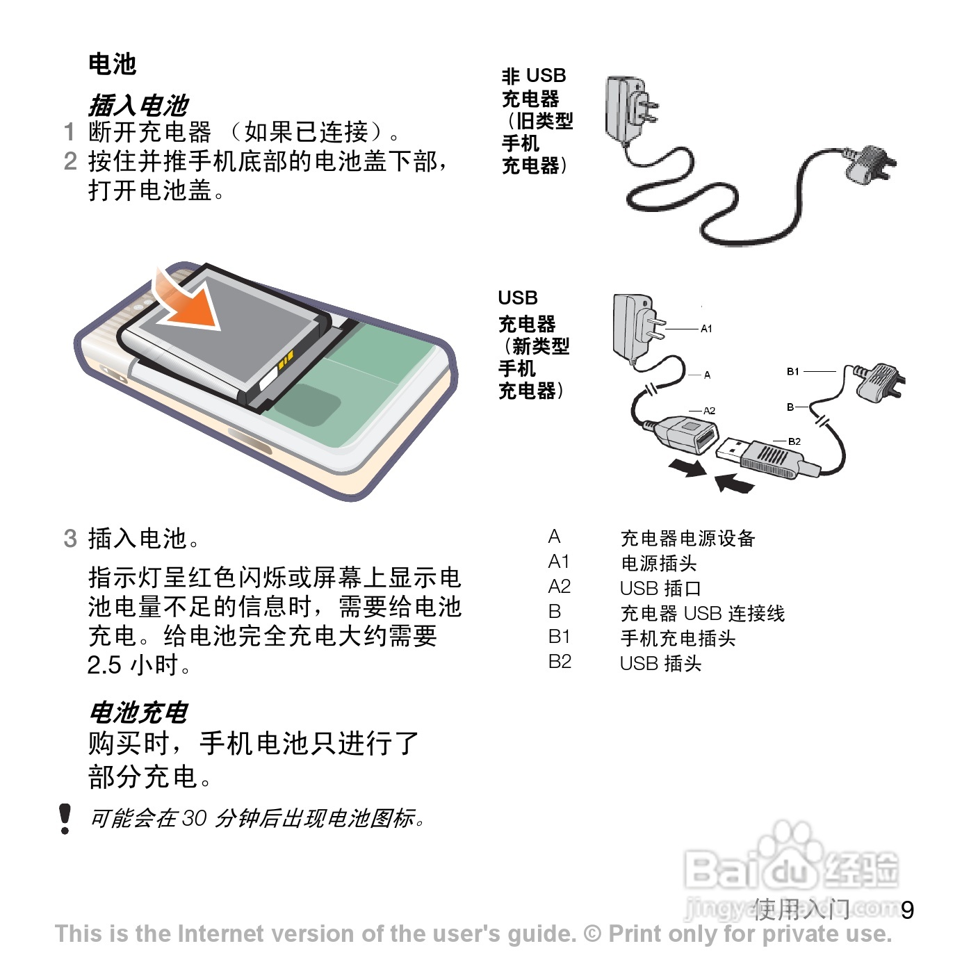 索尼爱立信G700c手机使用说明书:[2]