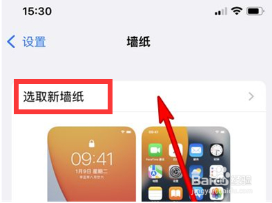 苹果13mini怎样更换壁纸主题