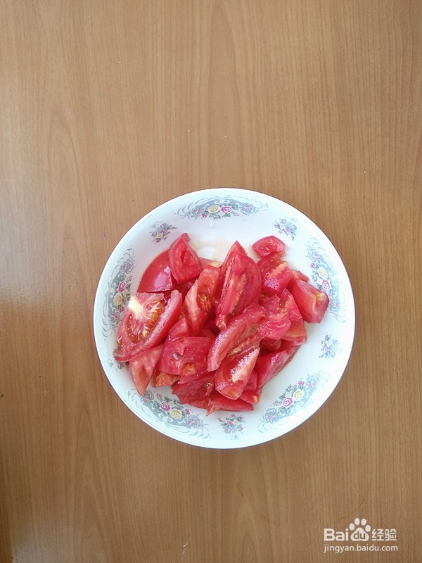 特色新法西红柿炒小白菜