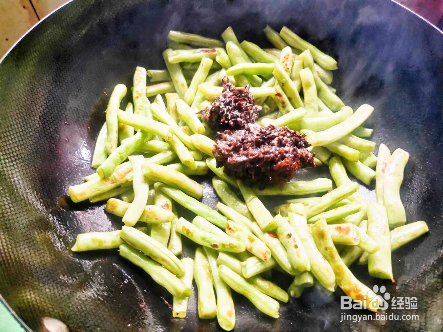 怎么做芽菜炒四季豆