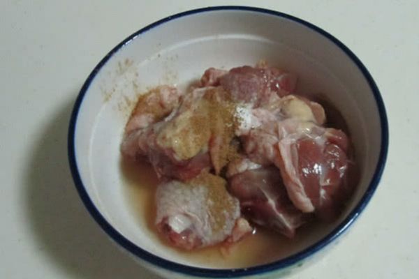 蚝油杏鲍菇鸡腿