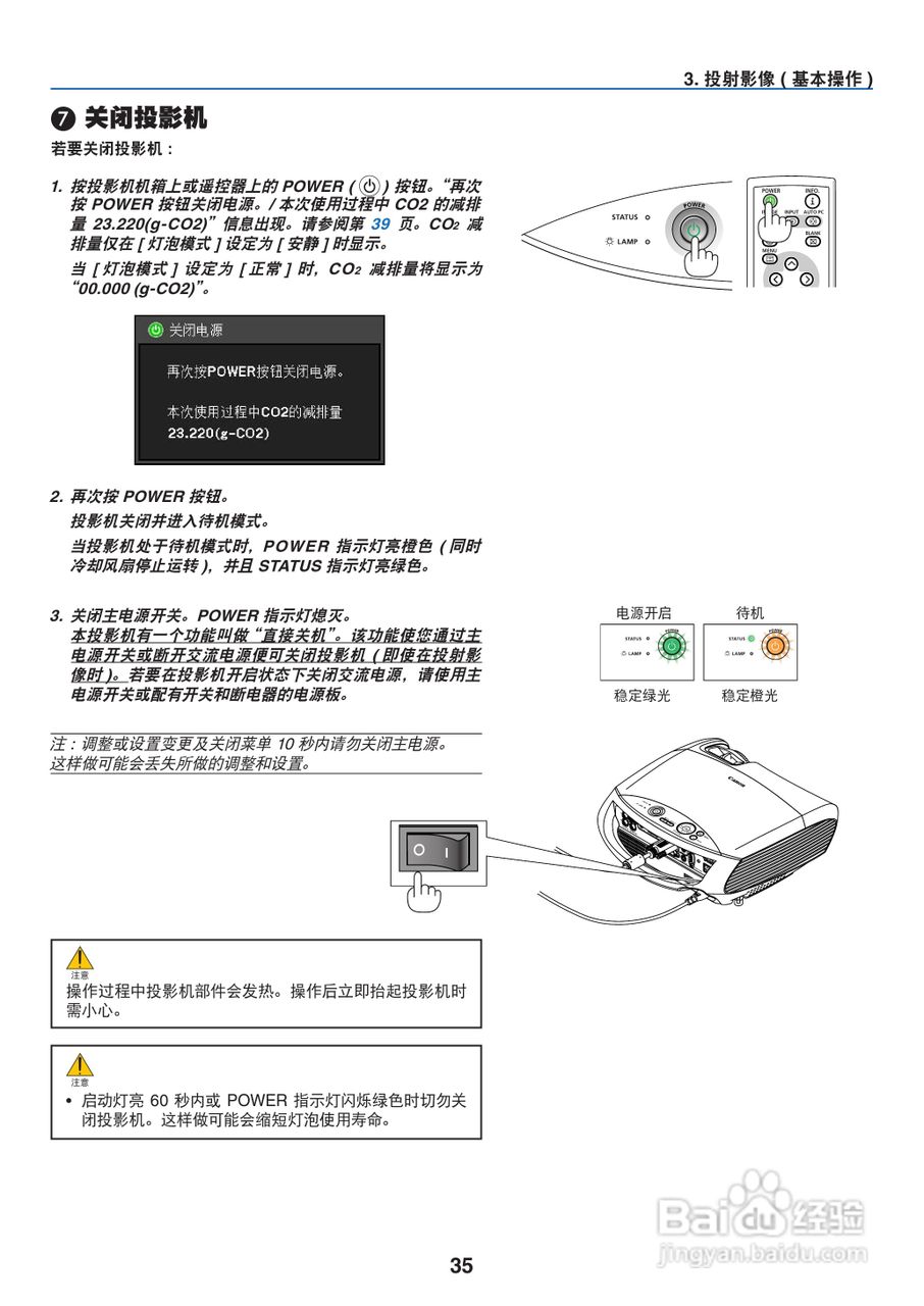 佳能LV-7285投影仪使用说明书:[5]