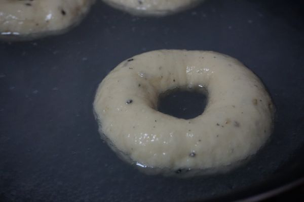 低脂低糖海盐芝士贝果全麦面包