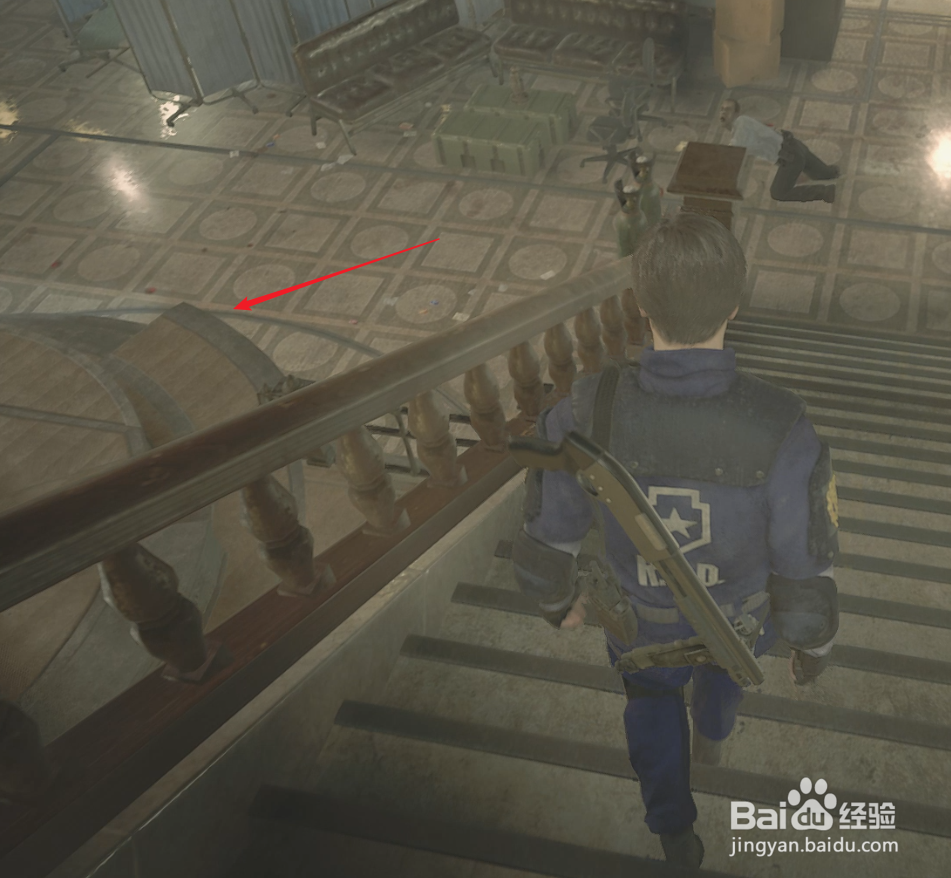 生化2重制版里昂里关攻略15:打开并进入逃生通道
