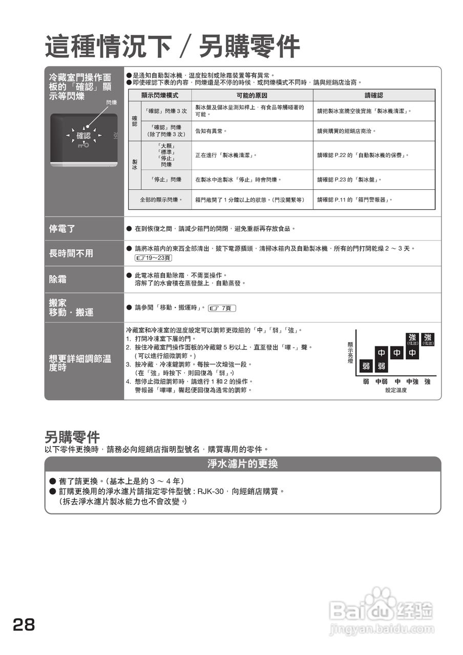 日立R-S42AMJL电冰箱使用说明书:[3]