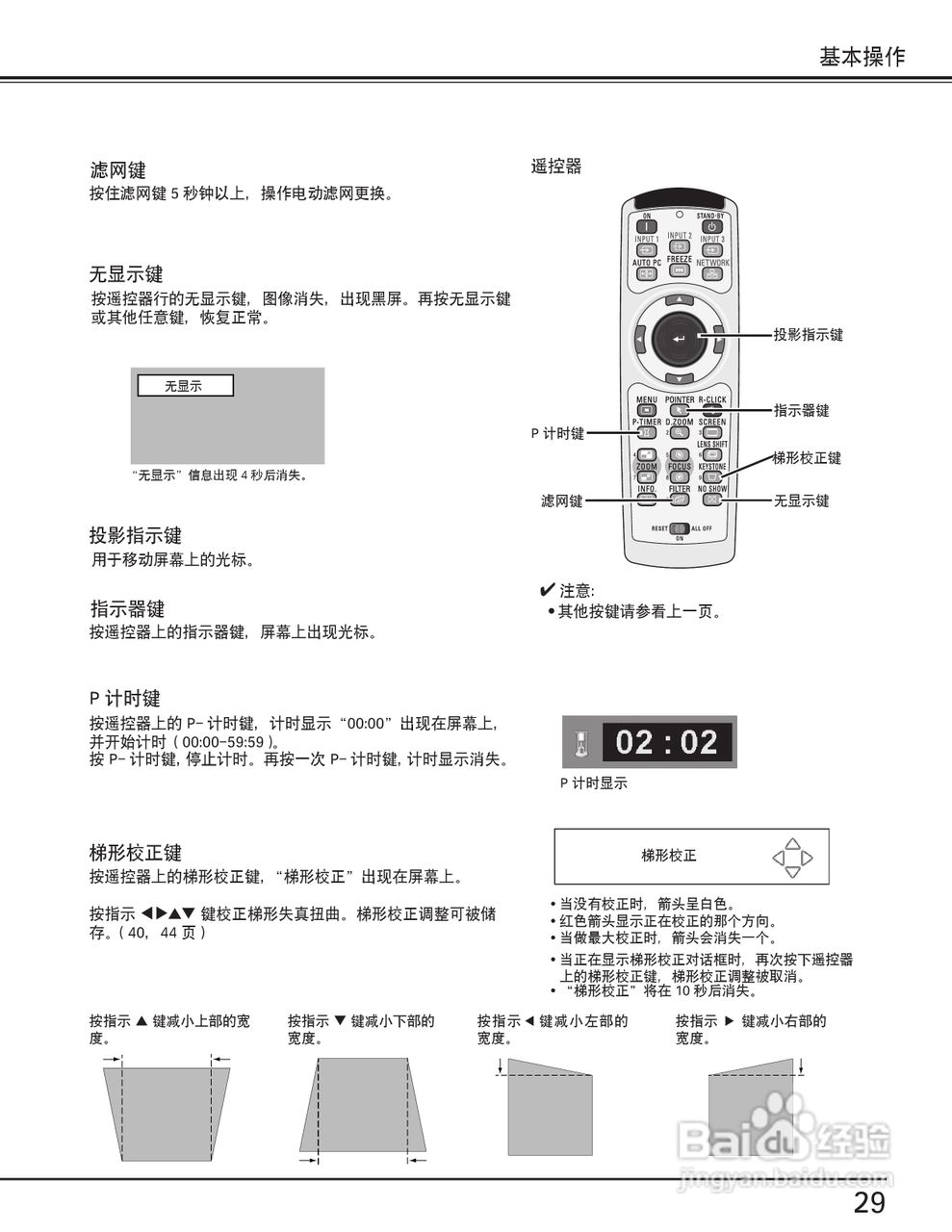 EIKI爱其 LC-X80说明书:[3]