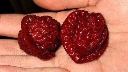 文玩核桃上色最快过程浅析