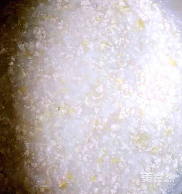 青豆肉末粥的做法