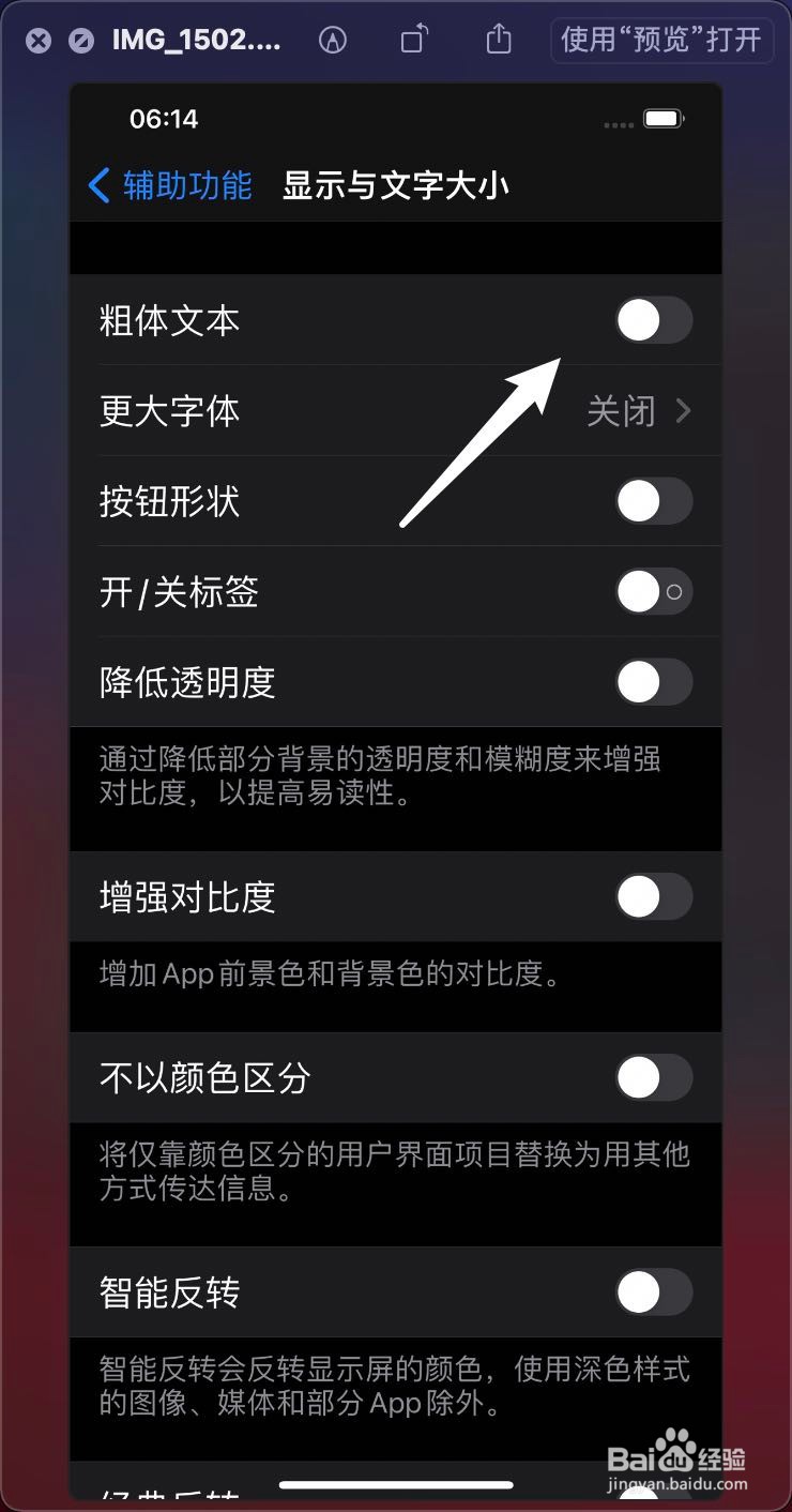 iPhone 12 粗体文本怎么样打开
