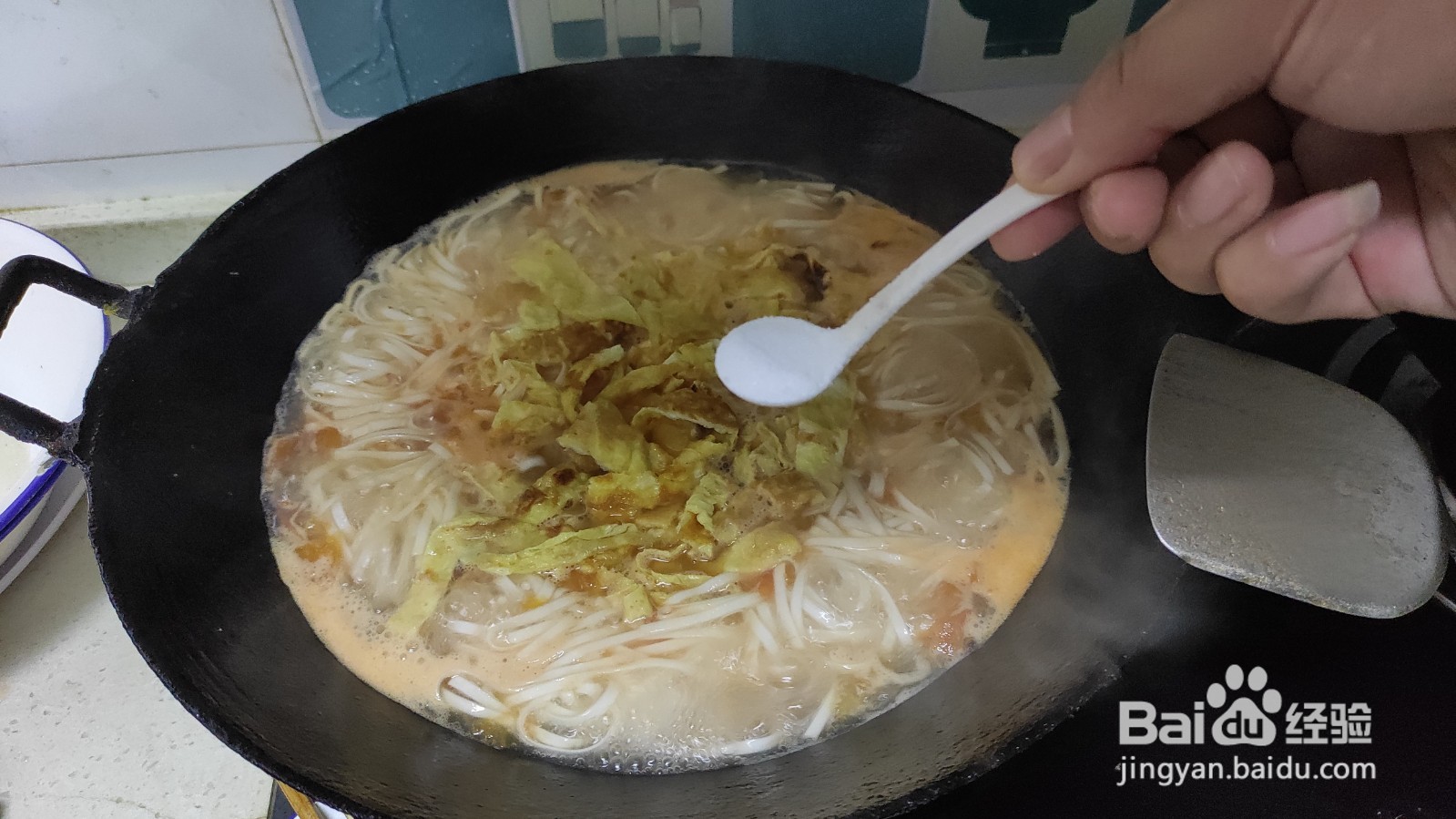 西红柿青菜鸡蛋面怎么做