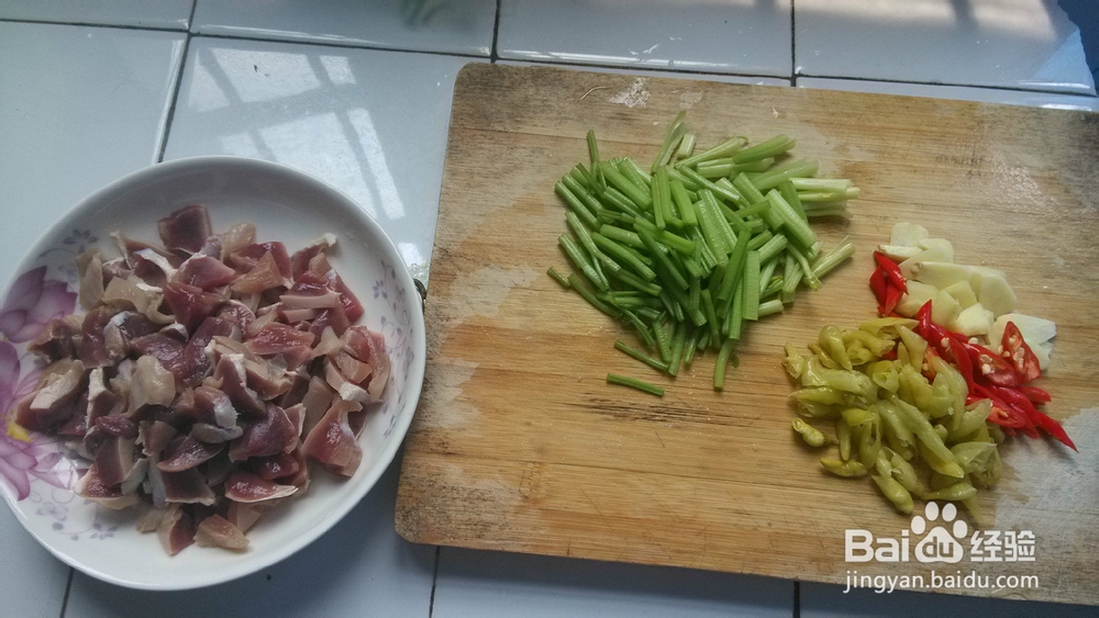 酸辣鸭胗（家常菜）
