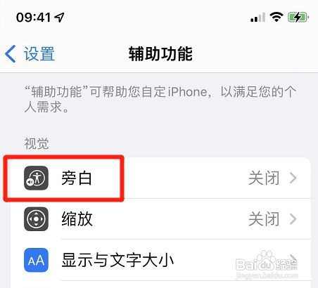 iphone旁白文本识别如何开启