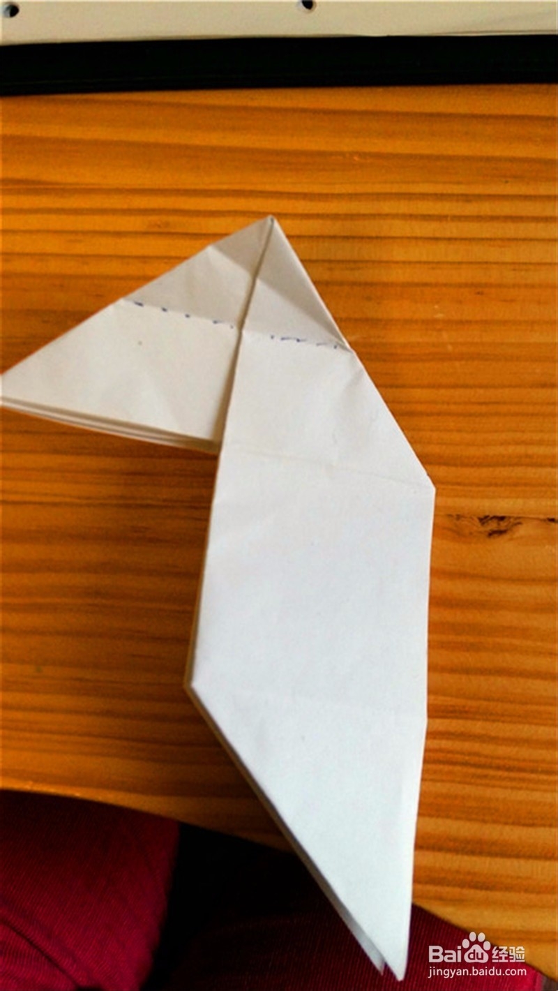 趣味折纸---小白兔的折法