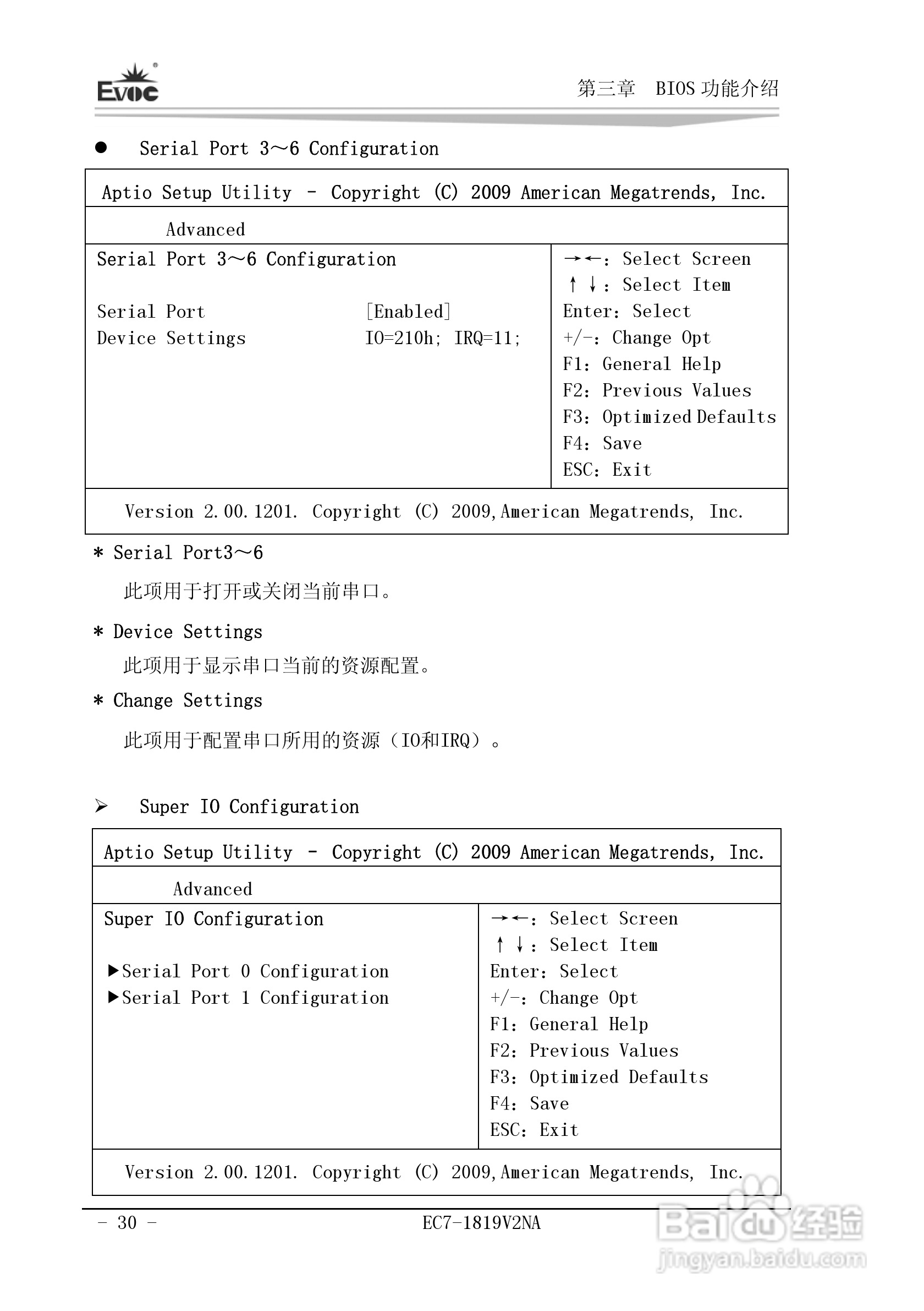 研祥Mini-ITX主板EC7-1819V2NA说明书:[4]