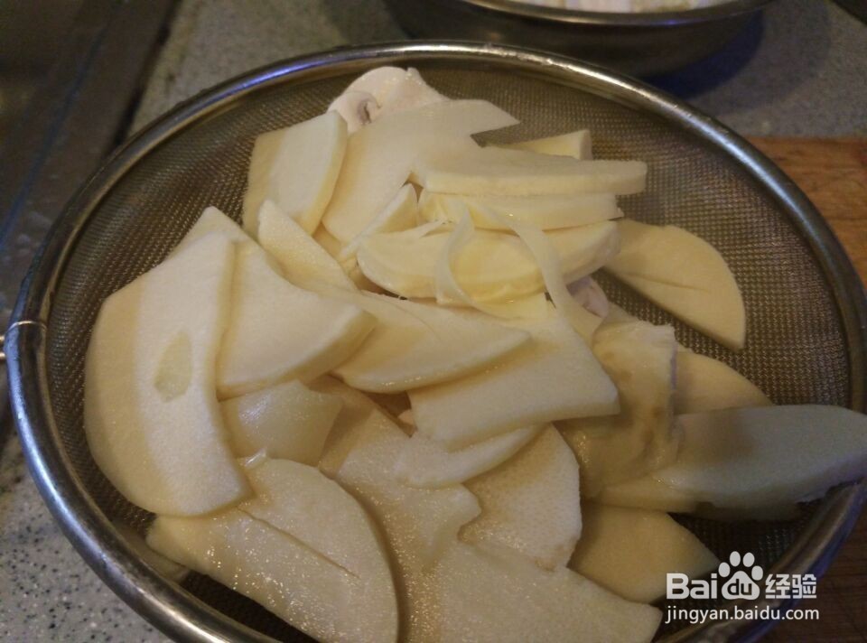 家常白菜冬笋面