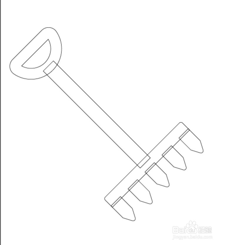 农具简笔画设计