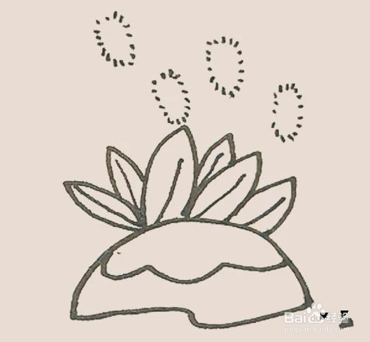 简笔画狗尾巴草