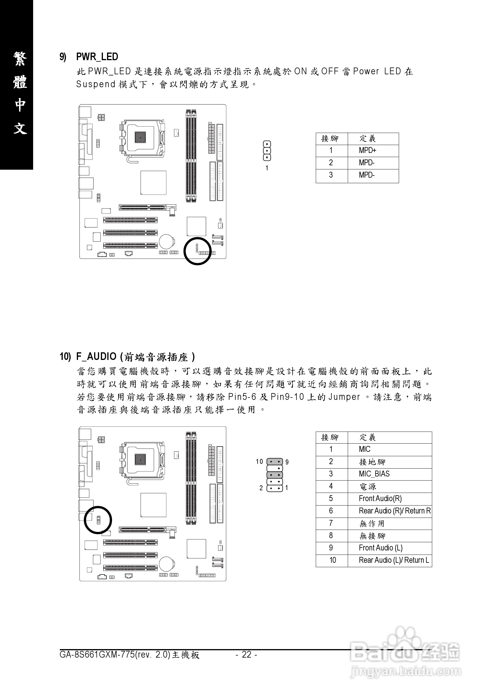 技嘉GA-8S661GXM-775 (Rev 2.0)型主板说明书:[3]