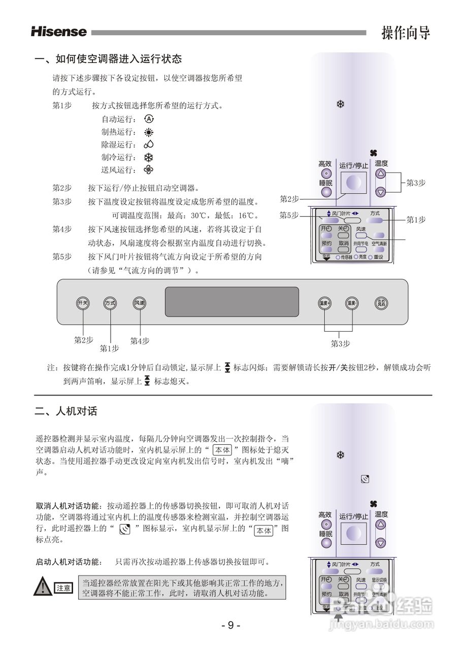 海信空调器KFR-72LW/36ZBp型使用说明书:[2]