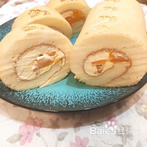 芒果蛋糕卷的做法