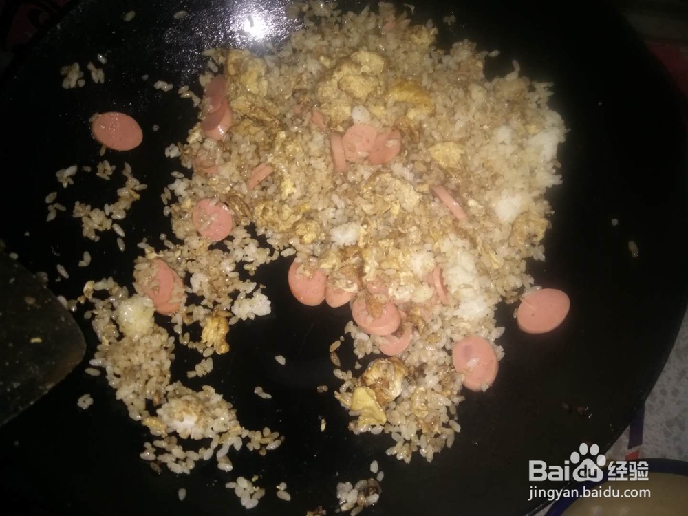 懒汉炒饭快速制作