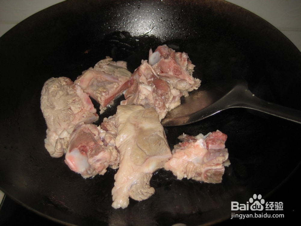 红烧猪骨焖豆角干