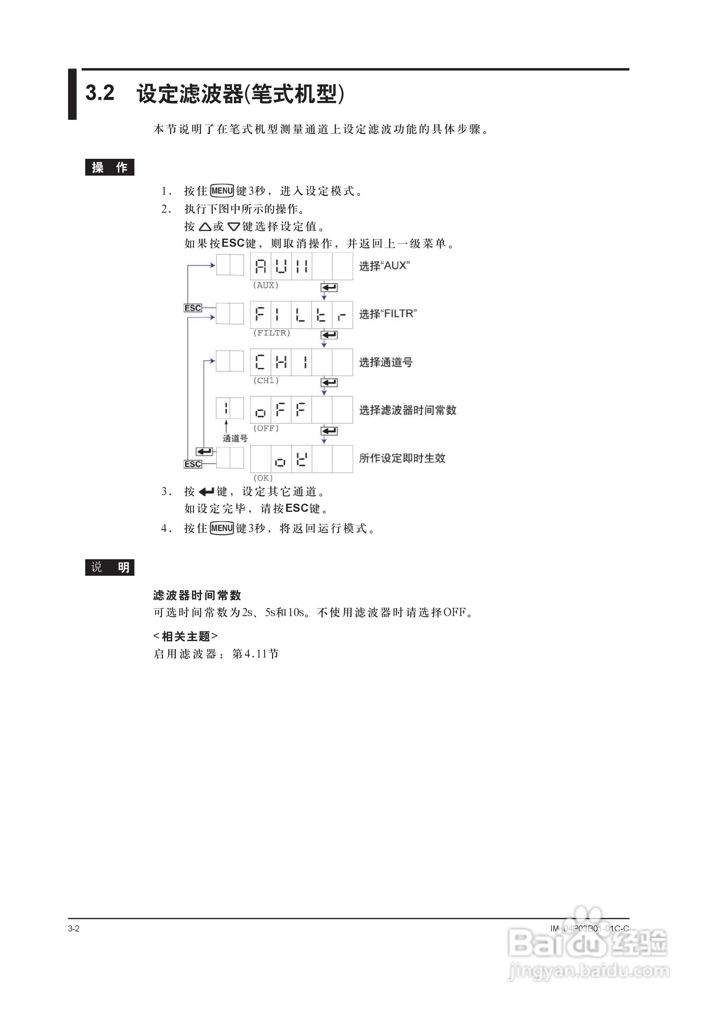 YOKOGAWA SR10001有纸记录仪使用说明书:[5]