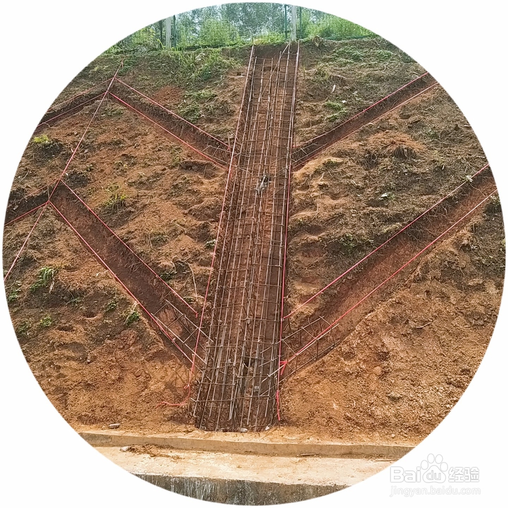 在高边坡进行人字骨架加固工程应注意的事项