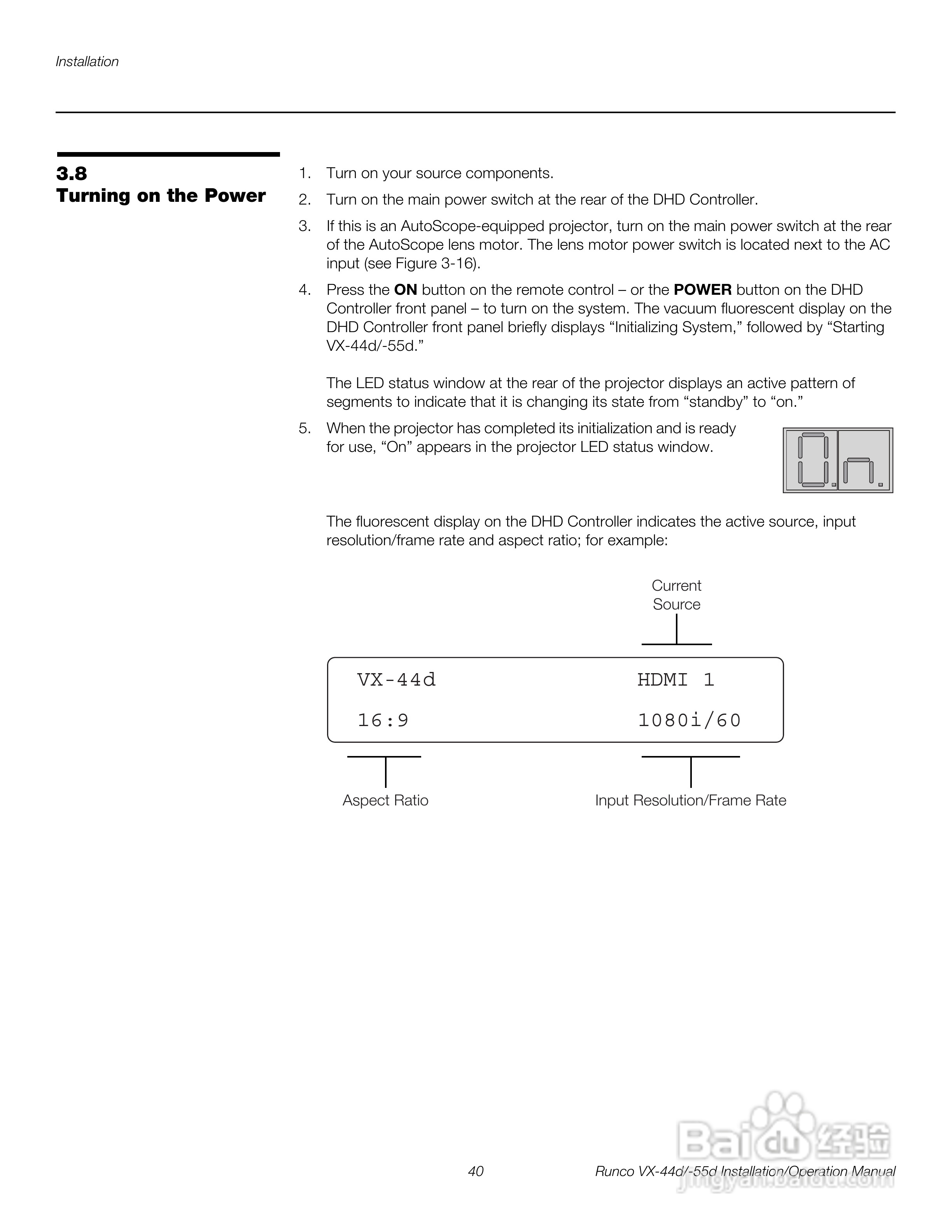 Runco VX-55d投影机使用说明书:[6]