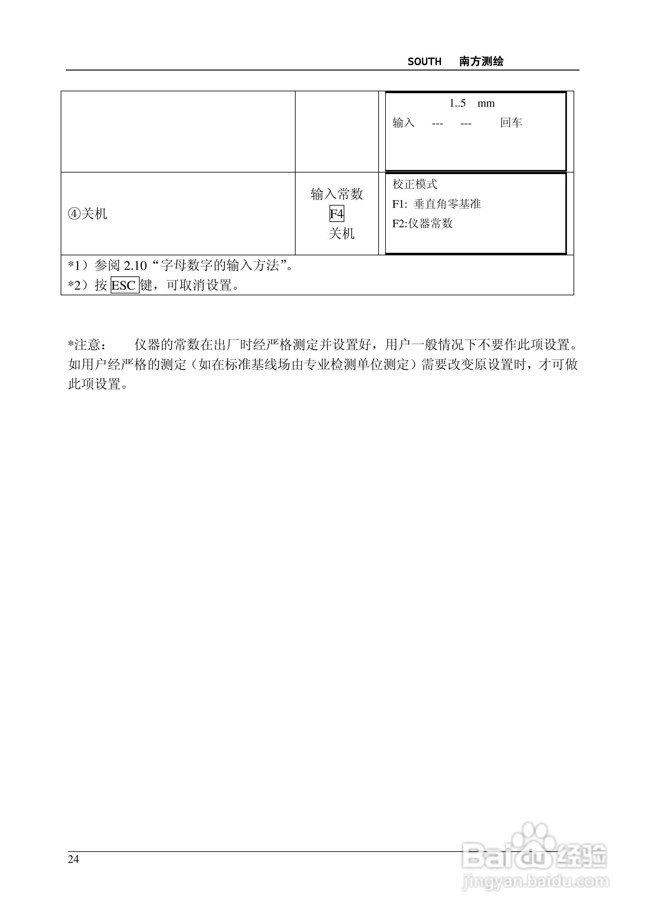 南方测绘全站仪 NTS-350说明书:[3]