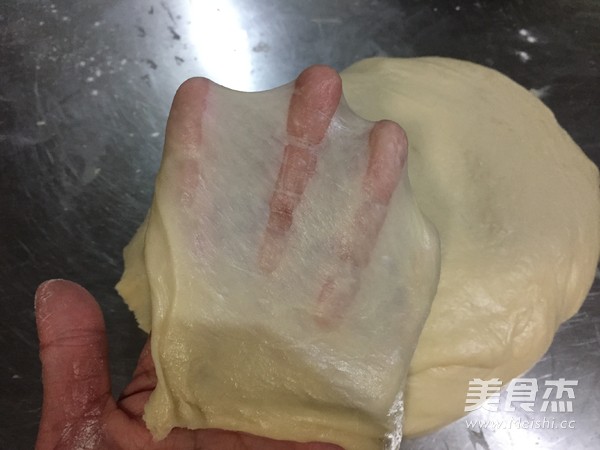 快手皇冠面包 一次发酵