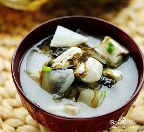 ​萝卜豆腐味噌汤做法 经验分享