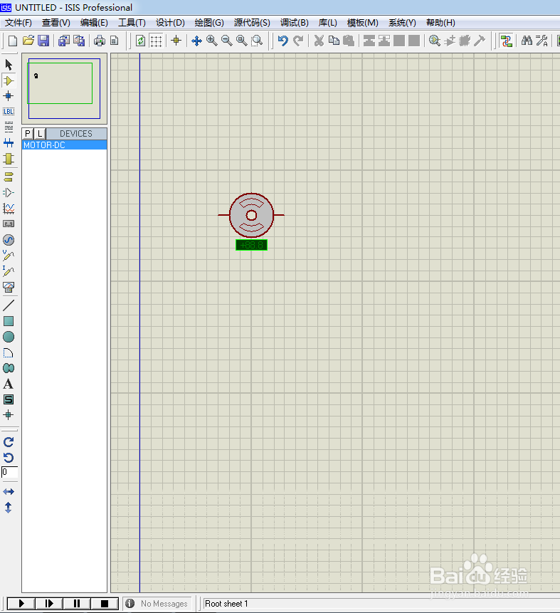 protues如何绘制直流电机？