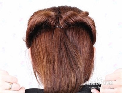 长发立变短发 韩式淑女范短发盘发教程