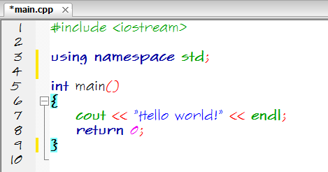 Code:: Blocks显示行号的设置