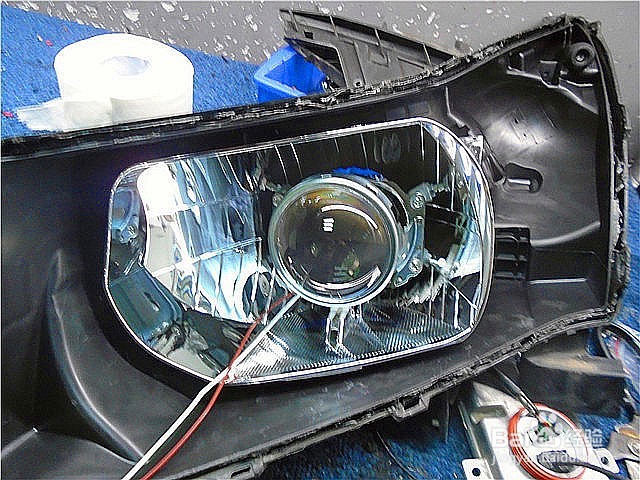 科鲁兹改灯大灯升级原装Q5双光透镜+飞利浦灯泡