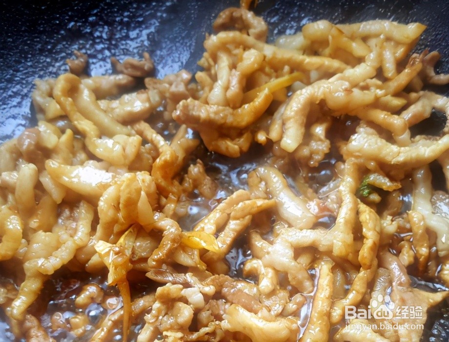 芹菜炒肉丝的做法