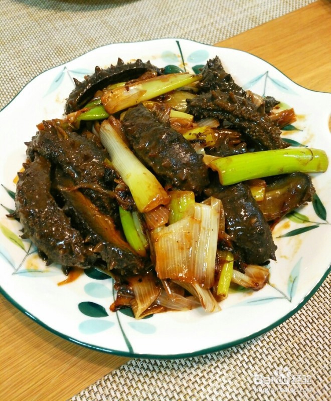 青岛人最爱的葱爆海参