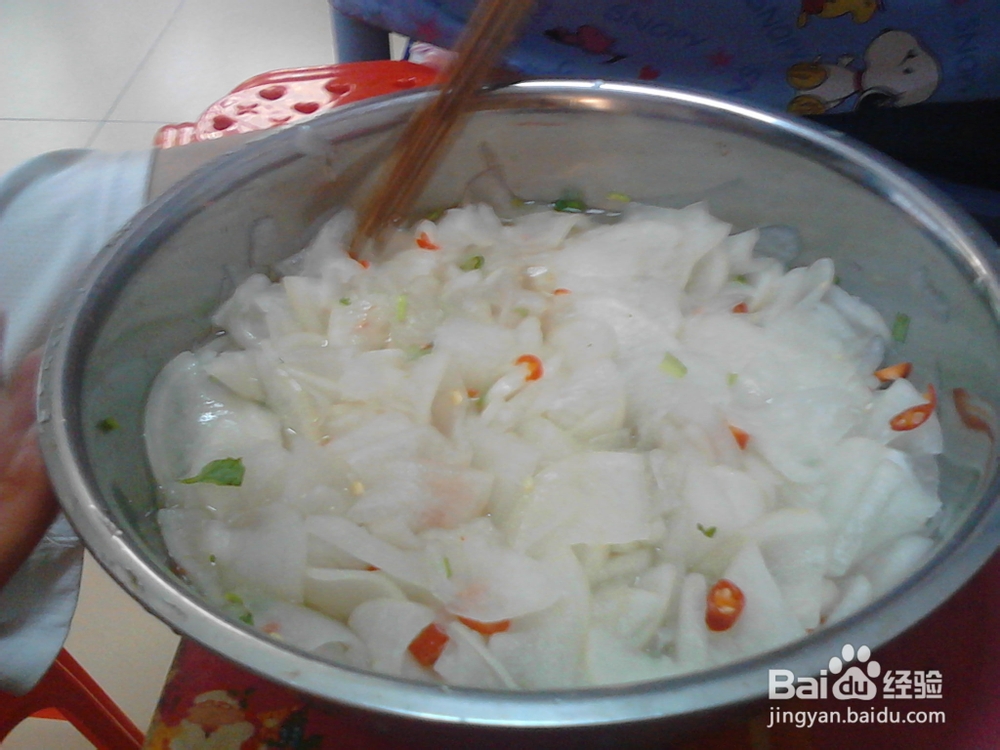 酸萝卜的速食做法