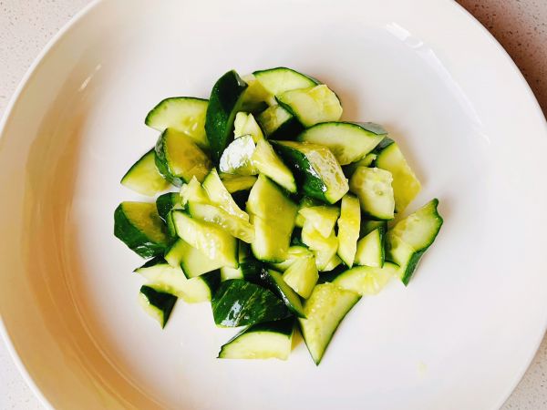 黄瓜粉丝蒜蓉虾