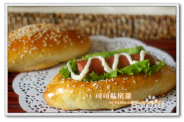 热爱并享受着--超详细分解做热狗面包