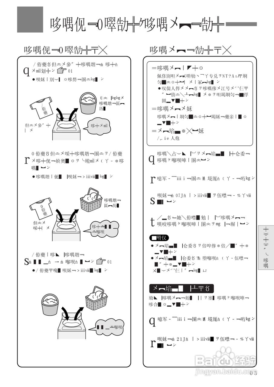 日立 NW-42EF型干衣机使用说明书:[3]