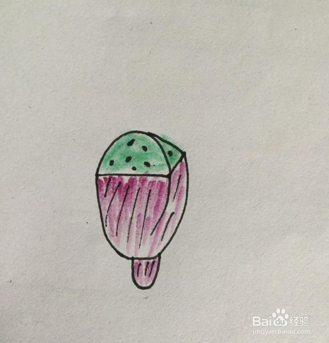 冰激淋简笔画