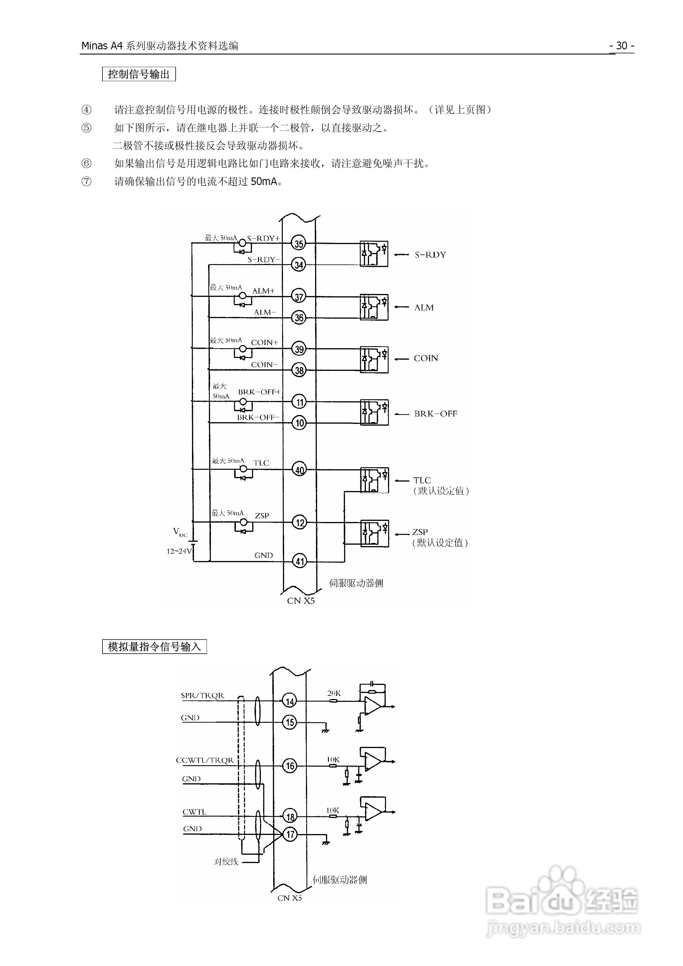 松下Mknas系列AC伺服驱动器说明书:[4]
