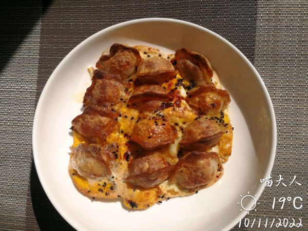 空气炸锅抱蛋饺