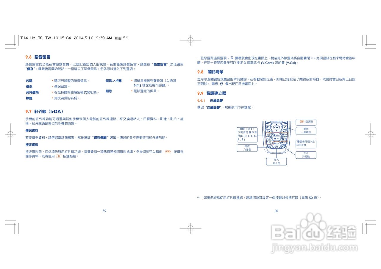 阿尔卡特OT756手机使用说明书:[4]