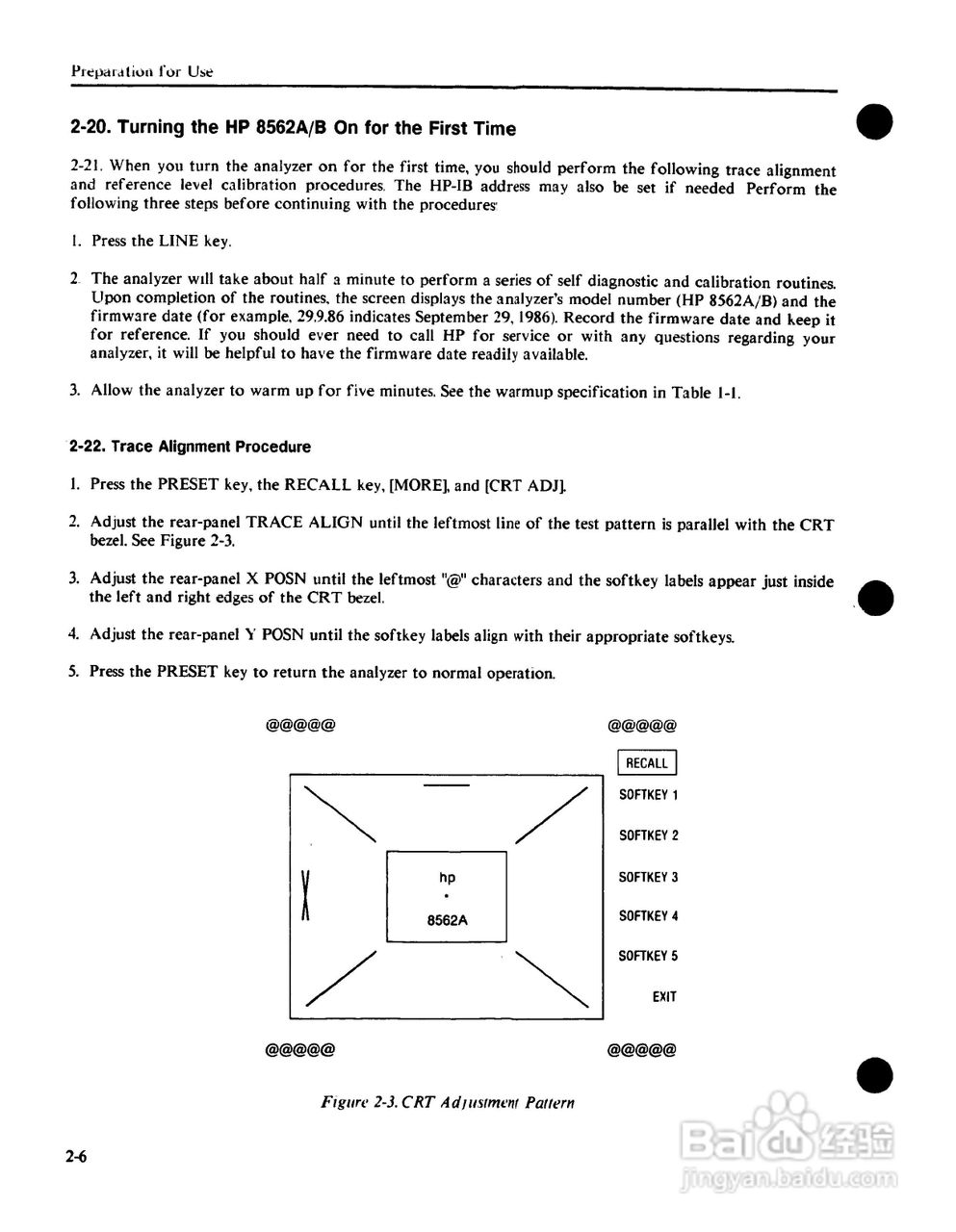 HP8562A/B分析仪使用说明书:[4]