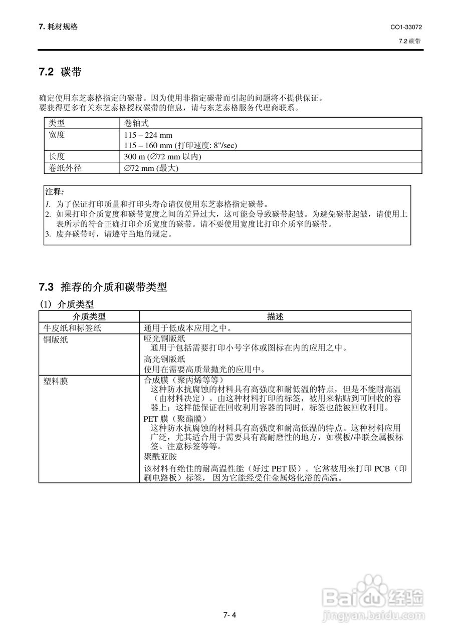 东芝 B-SX8T打印机说明书:[12]